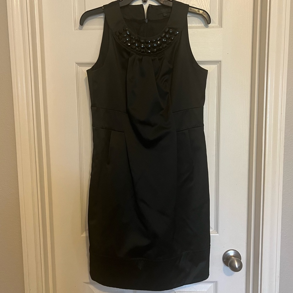 Black Cocktail Dress with Jewels